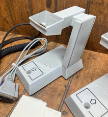 2 Symbol Percon LS2000MX Barcode Scanners w/ Cables Cradles & Power Wedges 10