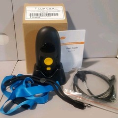 TEEMI TMSL-54CR Bluetooth 2D Barcode Scanner Pocket Handheld w/ Dock – Black