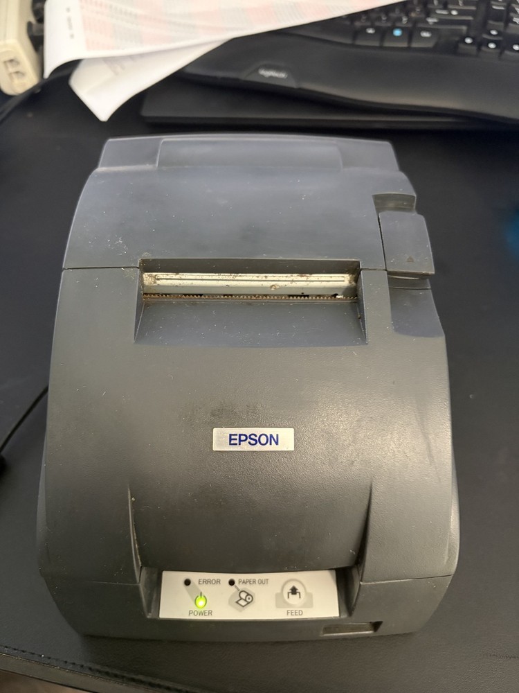 Epson TM-U220B Dot Matrix Receipt Printer (Model: M188B) — Dark Gray