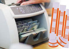 150Pcs Self Sealing Cash Currency Straps Money Paper Bands Bill Wrappers Tape fo