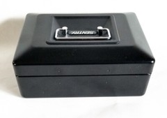 Cash Box Lock Box 8 3/4″ X 6 3/4″ Sentry Money Box Black Grey Tray CB-8