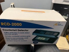 Royal Sovereign RCD-2000 Four-Way Countertop Counterfeit Detector Added Safety