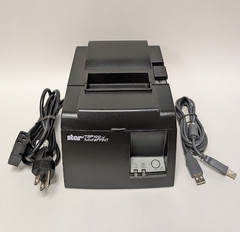 Star TSP100 Future Print Receipt Thermal Printer w/ Power & Printer Cords WORKS