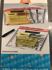 5 Boxes Of Pen + Gear Tamper Evident Deposit Bags – 25 Bags Per Box/125 Bags