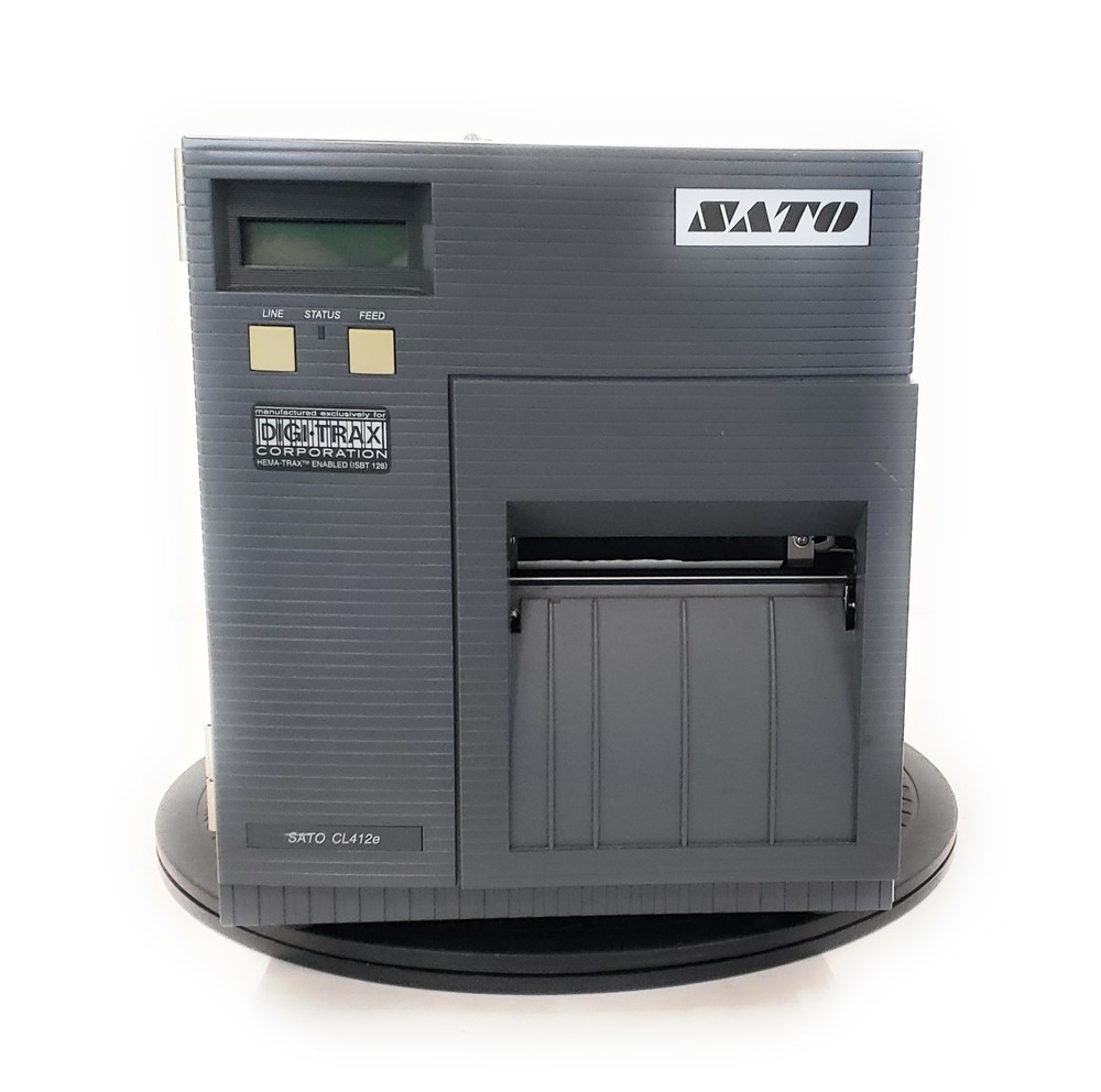 SATO CL412e Industrial Direct Thermal Transfer Barcode Label Printer, As Is