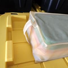 VTG Kwik-Sort Jr MMF Industries Set Of 5 Coin Money Change Sorting Trays W/ Case