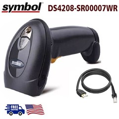 Symbol Motorola DS4208-SR00007WR USB Wired Barcode Scanner POS 1D 2D Code Reader