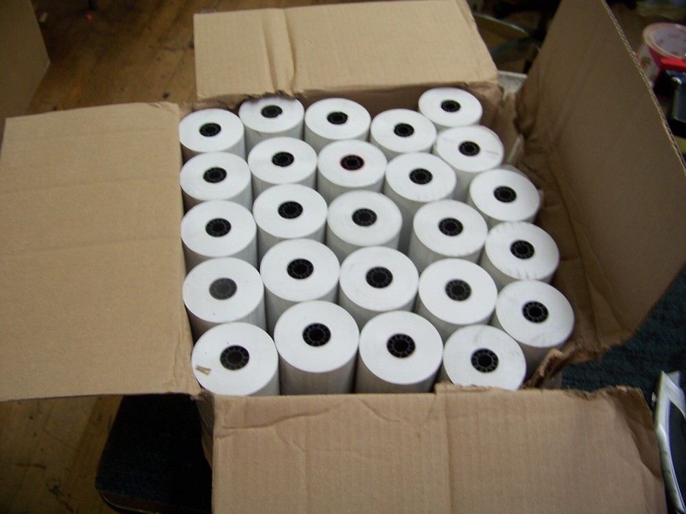 50 pcs Gordon Food Service 3 1/8″x230′ Thermal Cash Register Rolls GFS650150 New
