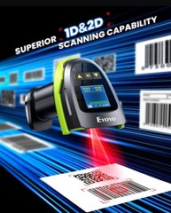 Eyoyo 2D QR Wireless Handheld Bar Code Reader Warehouse POS PC Barcode Scanner