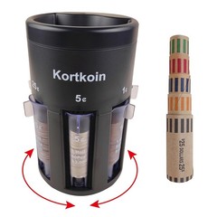 Automatic Coin Sorter 5-in-1 Coin Counter Machine with Coin Wrappers and Empty