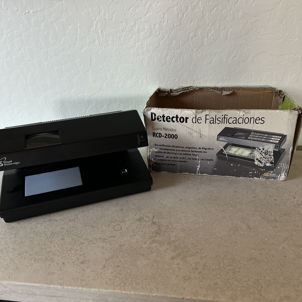 Royal Sovereign Counterfeit Detector RCD-2000