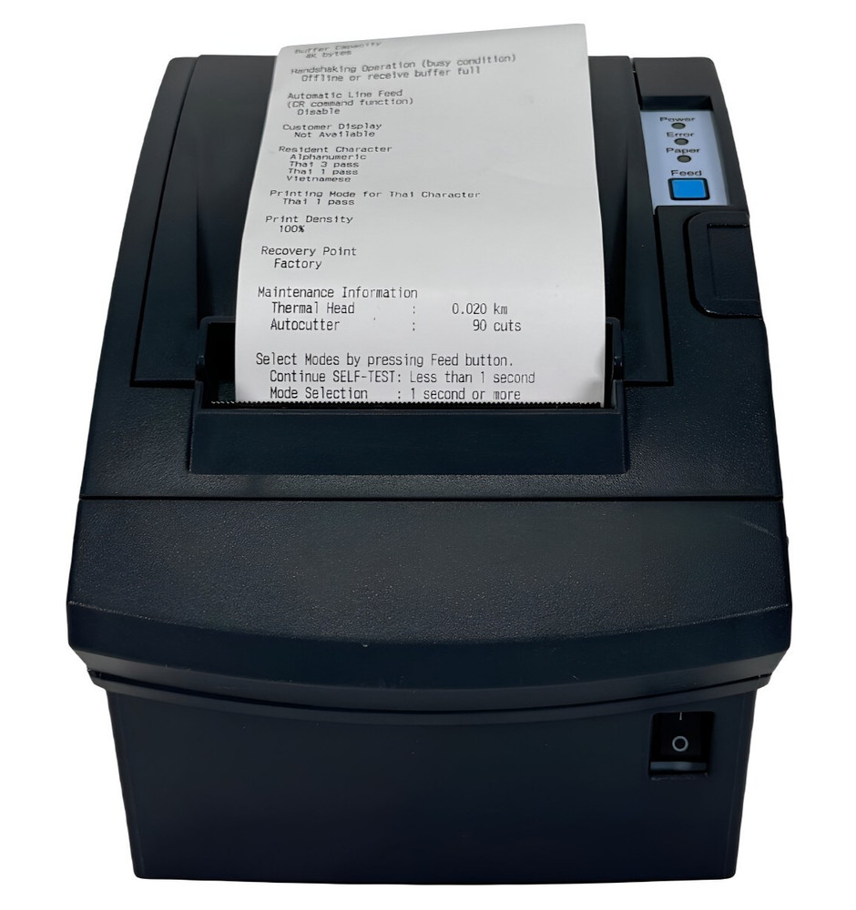 NCR Bixolon SRP-350PlusIII Thermal Receipt POS Printer USB LAN Serial No Adapter