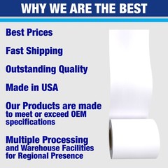 Alliance 2 Ply Carbonless Receipt Rolls 3″ x 90′ 2-Ply White/Canary – 50 Rolls