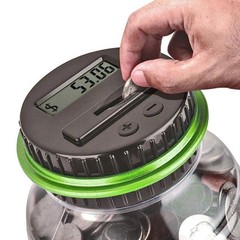 Digital Counting Money Jar, Digital Coin Counter with LCD Display Large Capac…