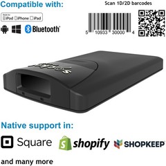 Socket Mobile SocketScan S840 1D/2D Handheld Bluetooth Barcode Scanner – Black