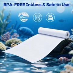 30 Rolls Thermal Printer Paper 8.5″x11″ US Letter Size, BPA free Quick-Dry Th…