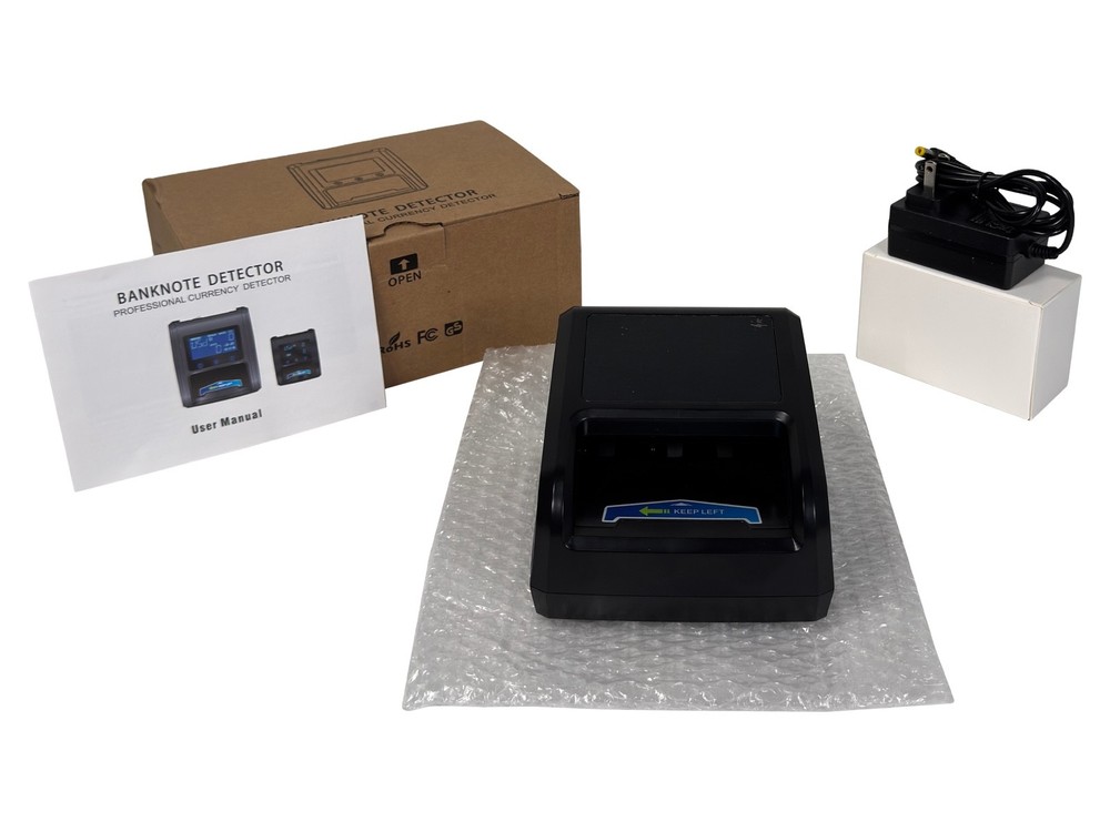 ✅ EUR USD Israeli Shekels Portable Professional Currency Fake Banknote Detector
