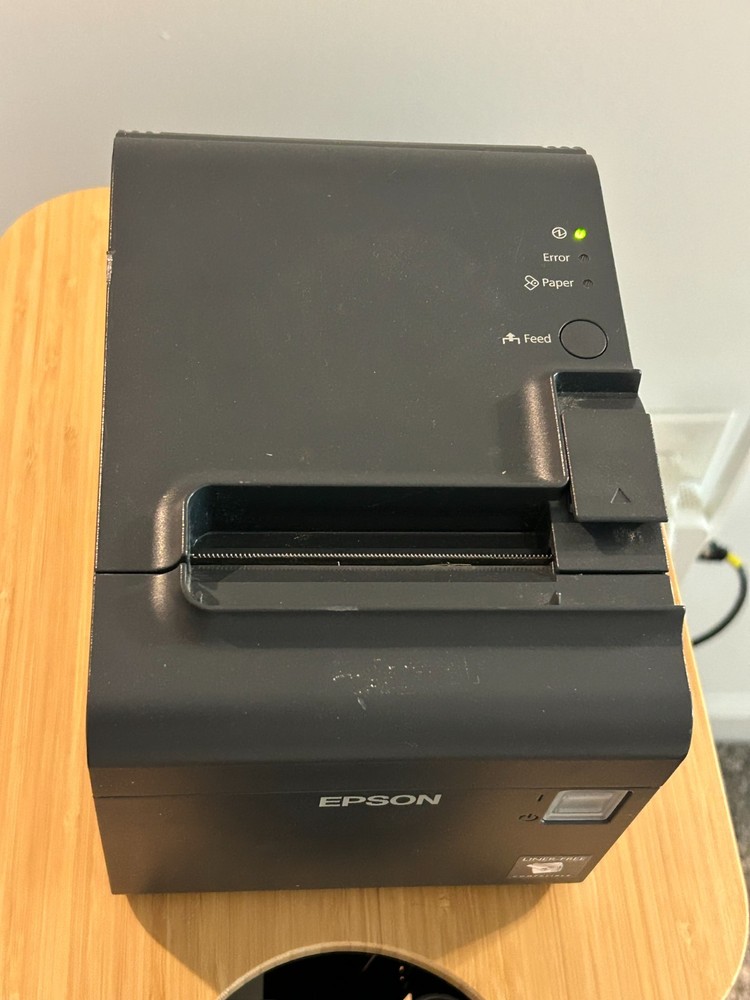 Epson TM-L90 M313A Thermal Label Receipt Printer Ethernet USB Powers On Untested
