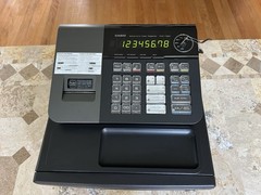 Casio PCR-T280 Electronic Cash Register w/ Receipt Printer, Lockable Drawer