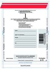 9″x12″ – Tamper Evident Plastic Deposit Bags – Clear -100/pack