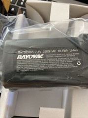 New Genuine Rayovac Ultra Pro RAYSC065 Battery Rechargeable 7.4v 2500mAH Li-ION