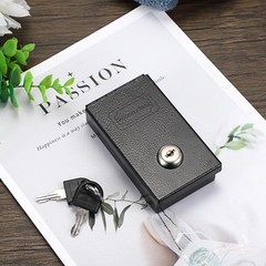 Metal Casino Cash Box for Gamblers, Portable Mini Lockable Winners Bank with Mon
