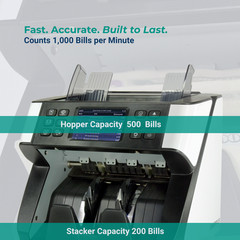 Money Bill Counter Machine Mixed Bill Denomination KHIPPUS PRO 6500