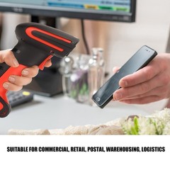 Wireless Barcode Scanner Bluetooth 2.4GHz Wireless Wired Connection Vibration