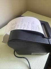 Epson TM T88V M244A USB Ethernet Thermal Receipt Printer Tested POS no Adapter