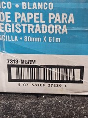 (QTY 50) Monogram 7313-MGRM POS Thermal Printer 80mm x 61m Register Rolls 120354