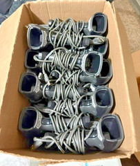 LOT OF 25 – Zebra DS4608-Barcode Scanner – SR00007ZZWW – 21 STANDS INCLUDED