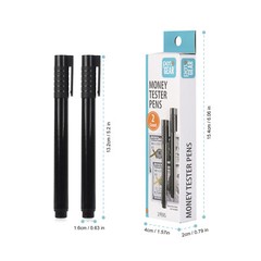 Pen+Gear 2-COUNT MONEY TESTER PENS Valid for Most US & International Currency