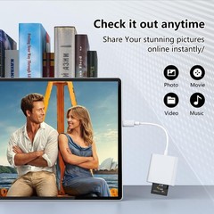 SD Card Reader for iPhone 15/16/17, Sd Card Reader USB C,Micro Sd Card Reader…