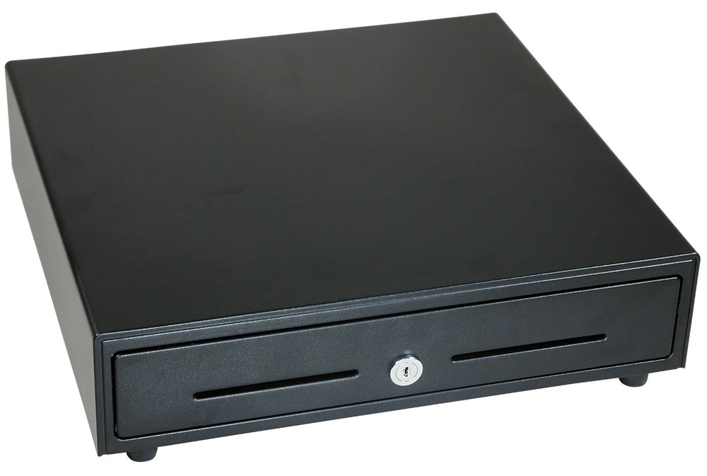POS Cash Drawer SAM4s CRS-60 -24V Black New in Box Factory Warranty