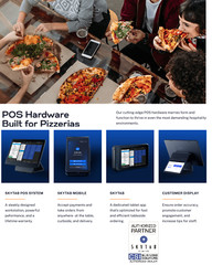 SKYTAB POS-PIZZERIA-RESTAURANT-FREE HARDWARE-ZERO IC FEES DUAL PRICE FREE MENUS