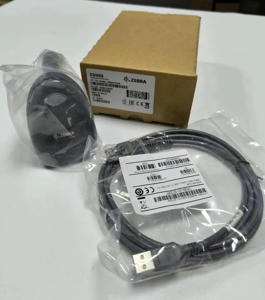 1PC NEW DOR Zebra Symbol DS4608 2D Imager Barcode Scanner USB DS4608-SR00007ZZWW