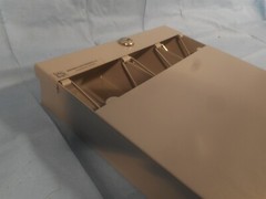 Vintage HD Indiana Cash Drawer Co. Metal Lockable Box Drawer, no key.