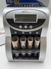 Royal Sovereign Fast Sort FS-2D Digital Coin Sorter With 256 Coin Wrappers