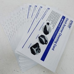 Qty 14-Epson CS1B15WS Check Scanner Cleaning Card