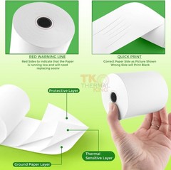 30 Count 3 1/8″ x 230′ Thermal Paper – Clear Image Quality for Cash Registers