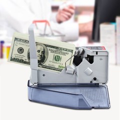 Portable Bill Cash Money Counting Machine Mini Banknote Currency Counter V40!