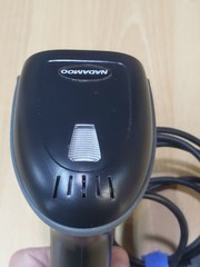 NADAMOO BUR3003 433MHz Wireless Barcode Scanner w/ Cord Tested Works 202205B