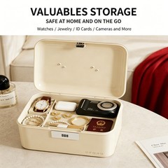 Double Layer Password Storage Box Household Storage Organizing Box Birthday Gift