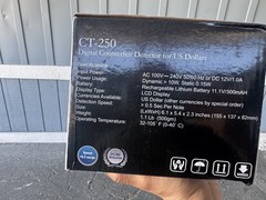Fraud Fighter CT-250 Digital Banknote Counterfeit Detector Machine, USB