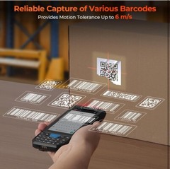 MUNBYN Android 13 Barcode PDA Handheld Scanner 035Pro w Honeywell N4313 4GB+64GB
