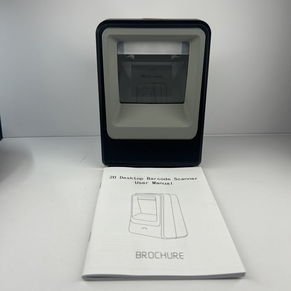 Symcode 2D Omnidirectional Hands-Free USB Barcode Scanner Reader NO CABLE NEW