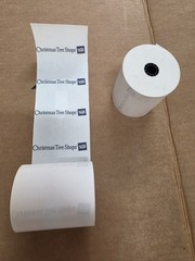 3 1/8″ x 230′ THERMAL POS RECEIPT PRINTER ROLL PAPER Christmas Tree Shops QTY 6