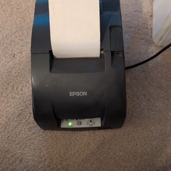 Epson TM-U220B POS Dot Matrix Receipt Printer Ethernet Network W/Power Adapter