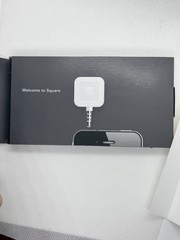 Lot Of 2 Square Mag Strip Readers 3.5 Mm Phone Jack Credit Card Reader