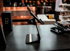 POS System NCR Silver Point of Sale IPAD or TABLET Magnetic Stand Black Silver